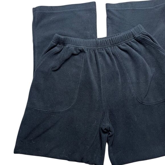 Hanna Anderson Black Fleece Sweatpants Size 16 - Picture 4 of 4